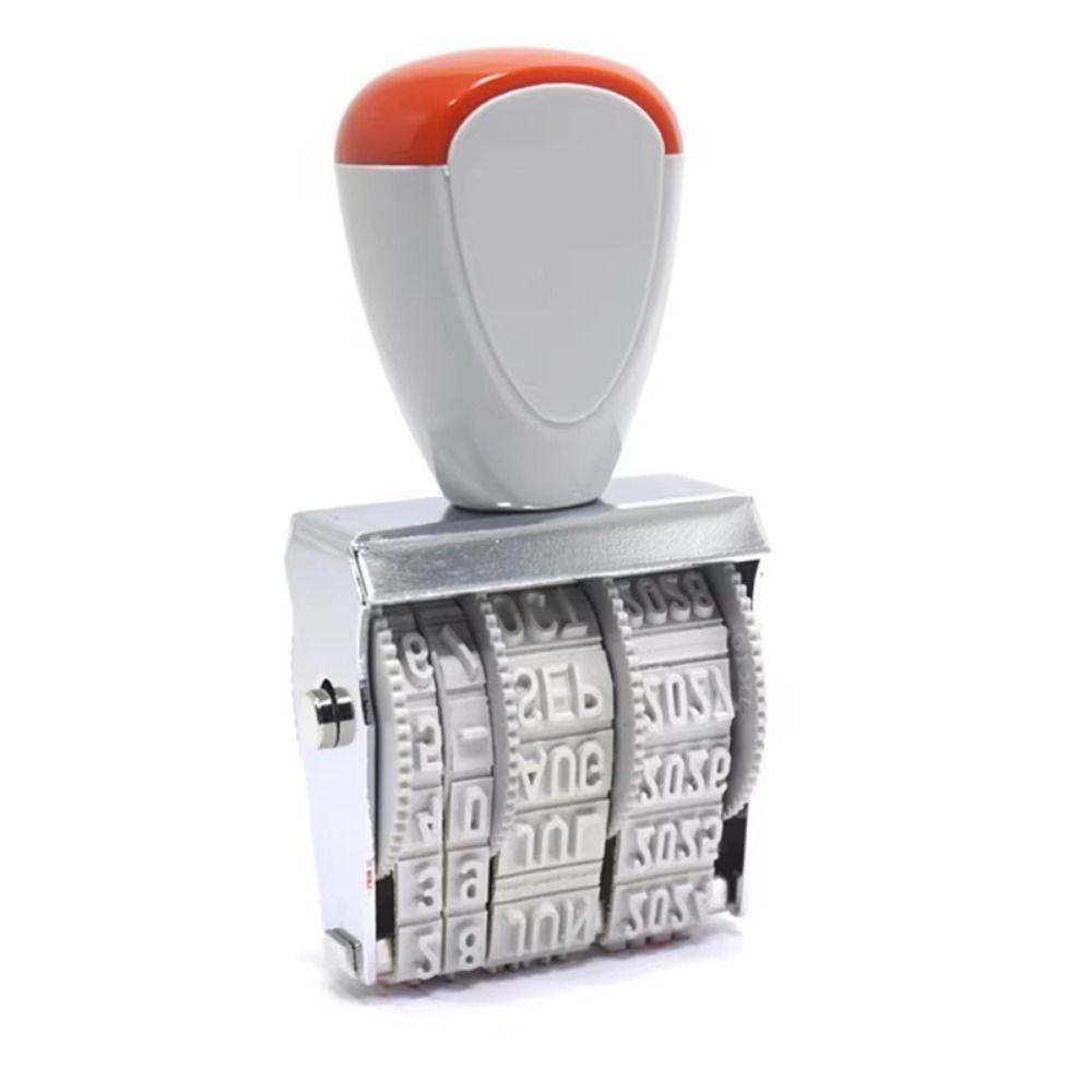 Rubber Date Stamp - Stempel Tanggal Digital Praktis, Dapat Disesuaikan,