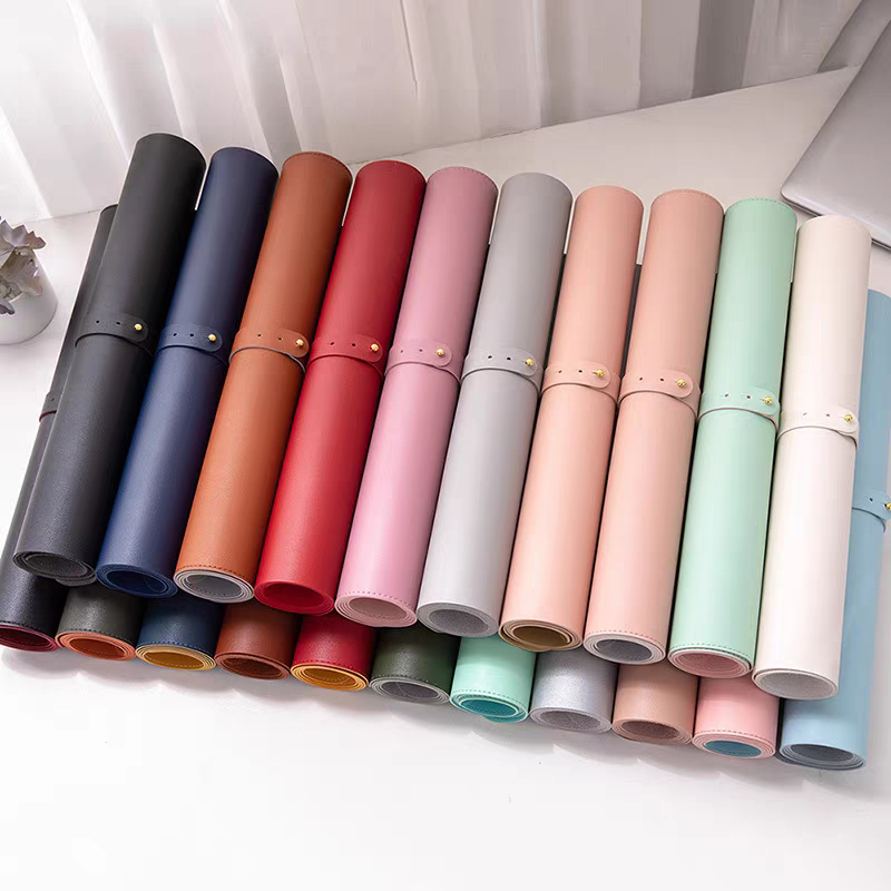 Leather Desk Pad - Alas Meja Lembut dan Dapat Dilipat