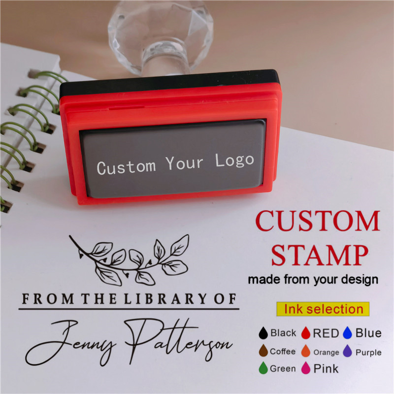 Rubber Date Stamp - Stempel Logo Pribadi Otomatis, Stempel Tinta