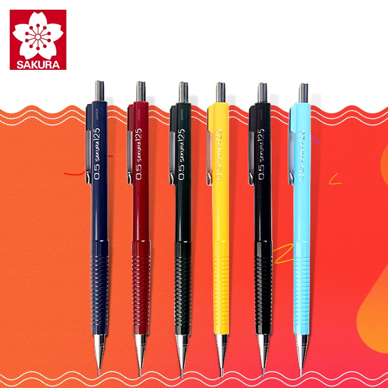 Mechanical Pencil 0.3 - SAKURA Pensil mekanis 0.3/0.5/0.7/0.9mm, perlengkapan sketsa