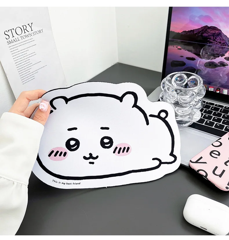 Chiikawa Kartun Jiyi Usagi Hac - Leather Desk Pad ulasan dan harga