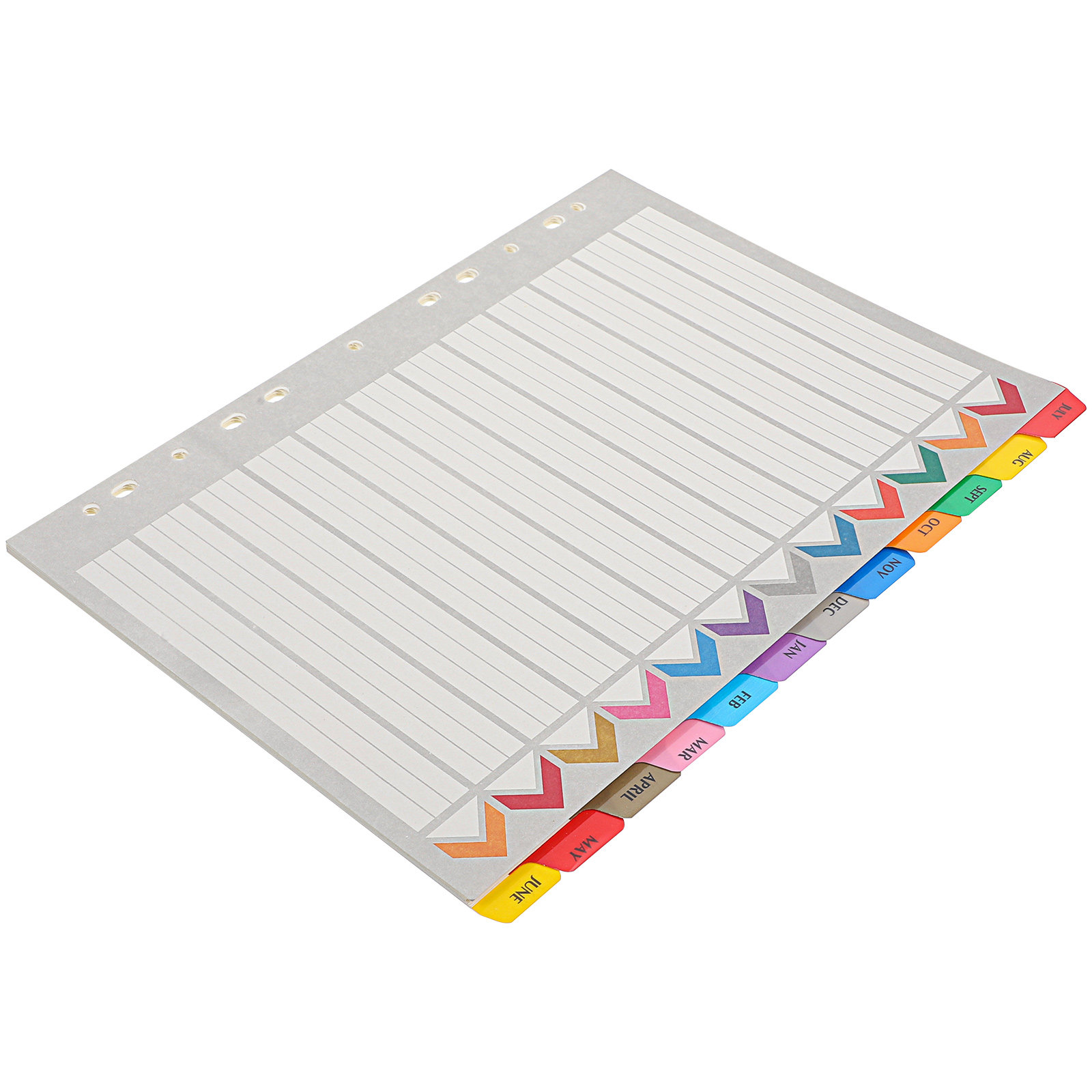12 Lembar Pembatas Binder yang - Tab Divider A4 ulasan dan harga