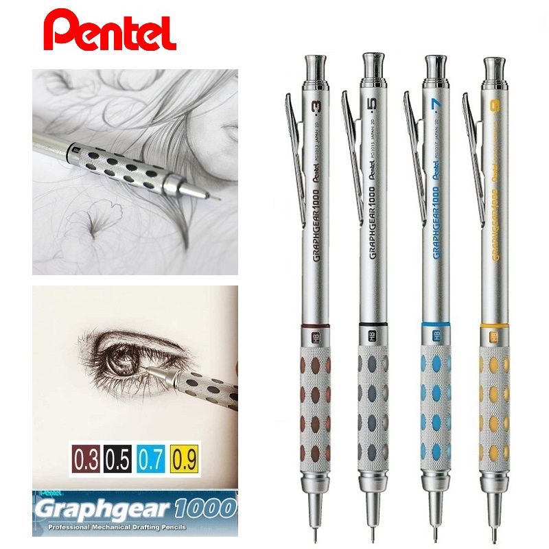 Pentel GRAPHGEAR 1000 Pensil M - Pentel Pen Graphgear ulasan dan harga