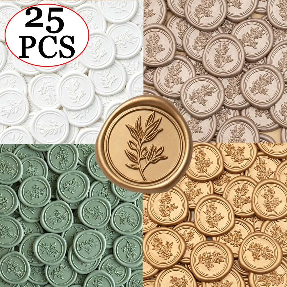 25 Buah/Set Stiker Segel Lilin - Wax Seal Stamp Set ulasan dan harga