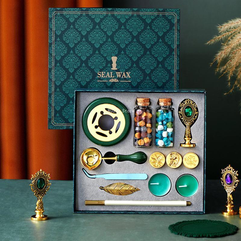 Set cap lilin segel pernis Kit - Wax Seal Stamp Set ulasan dan harga