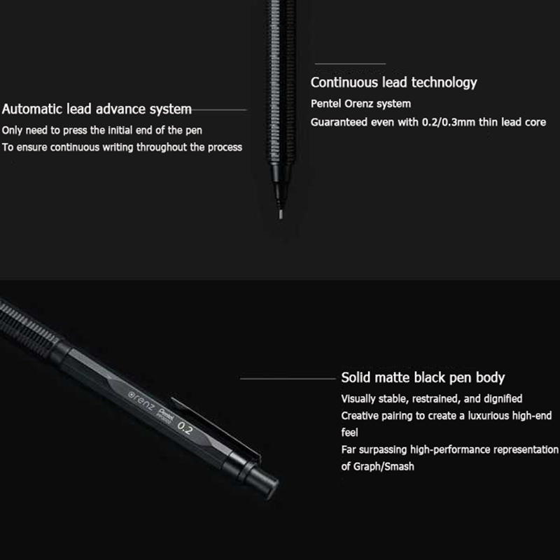 Pensil Profesional Pentel OREN - Pentel Pen Energel ulasan dan harga