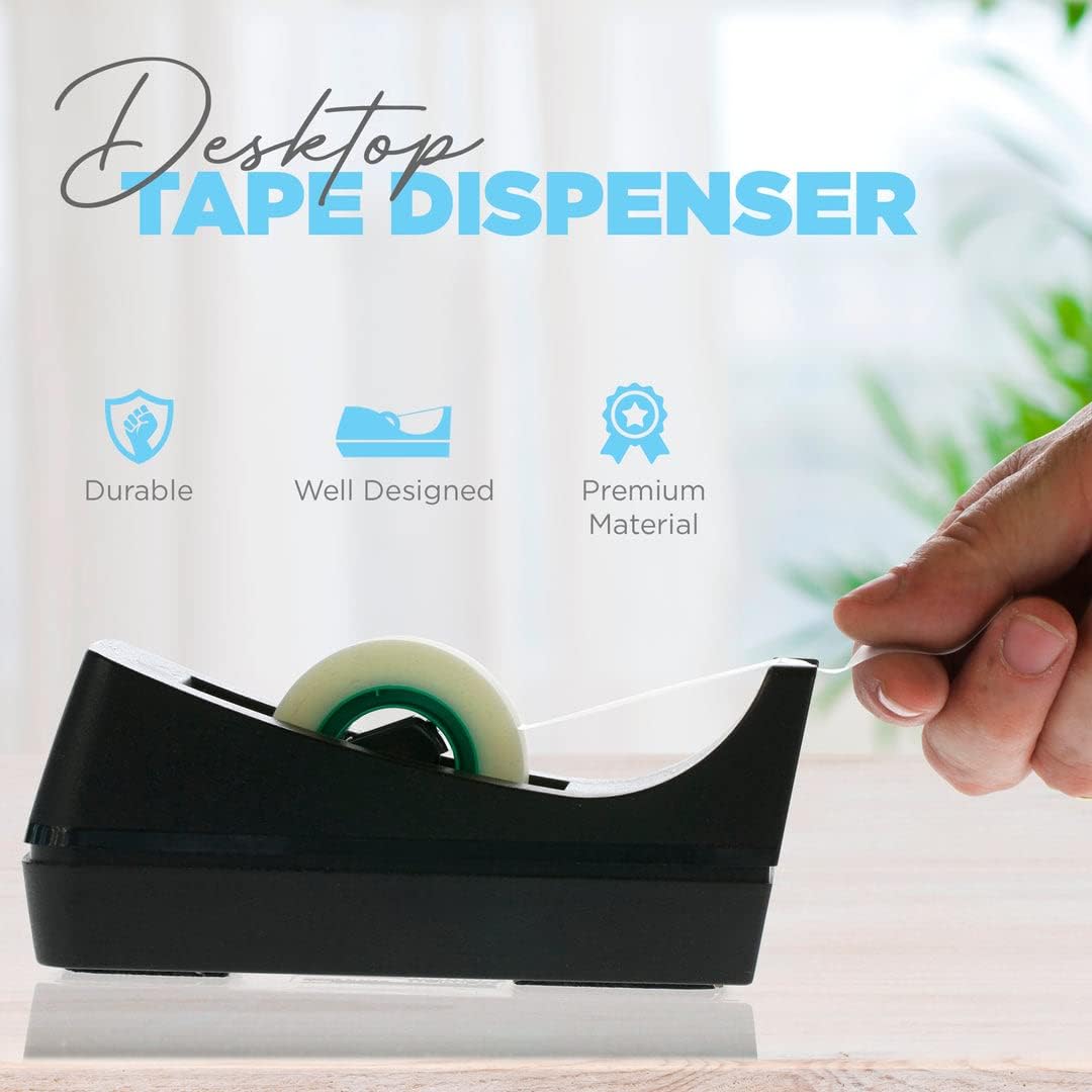 Dispenser Pita Desktop - Alas  - Tape Dispenser Weighted ulasan dan harga