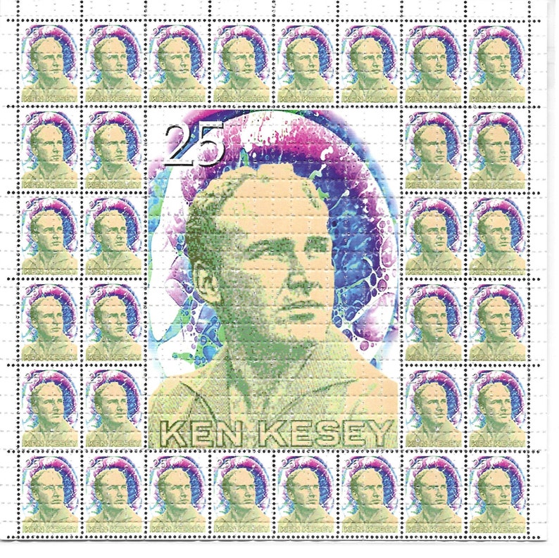 Kesey Stempel Psychedelic LSD  - Ink Blotter Paper ulasan dan harga