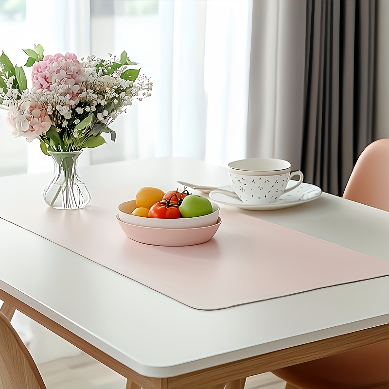 1 Buah Alas Mouse Kulit Imitas - Leather Desk Pad ulasan dan harga