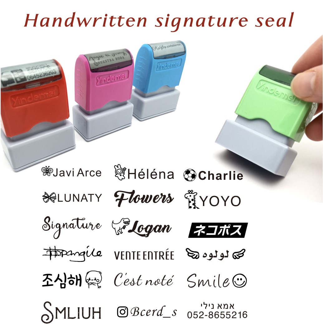 Kustom Nama Guru Tinta Cap Tan - Rubber Date Stamp ulasan dan harga