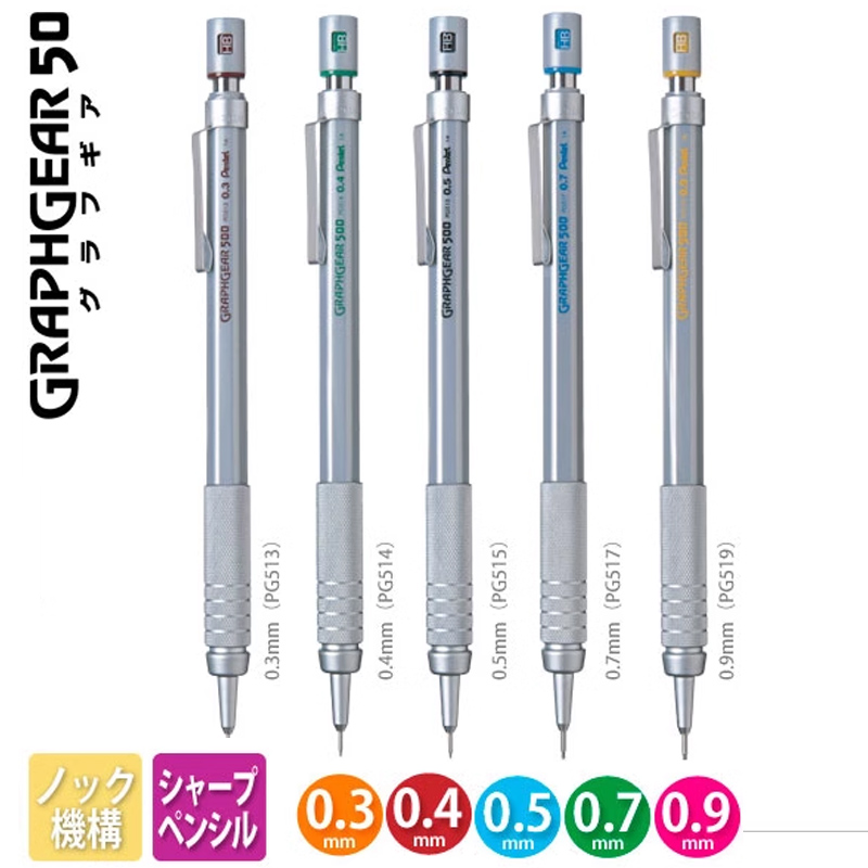 Pensil Mekanik Pentel GraphGea - Pentel Pen Energel ulasan dan harga