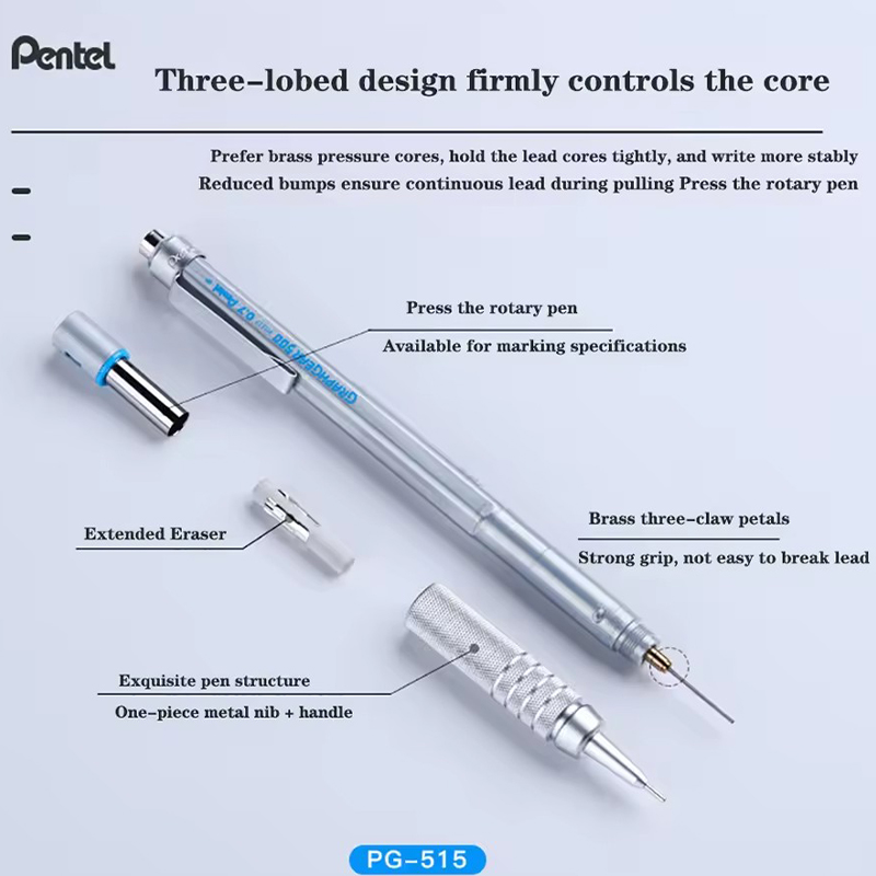Pensil Mekanik Pentel GraphGea - Pentel Pen Energel ulasan dan harga