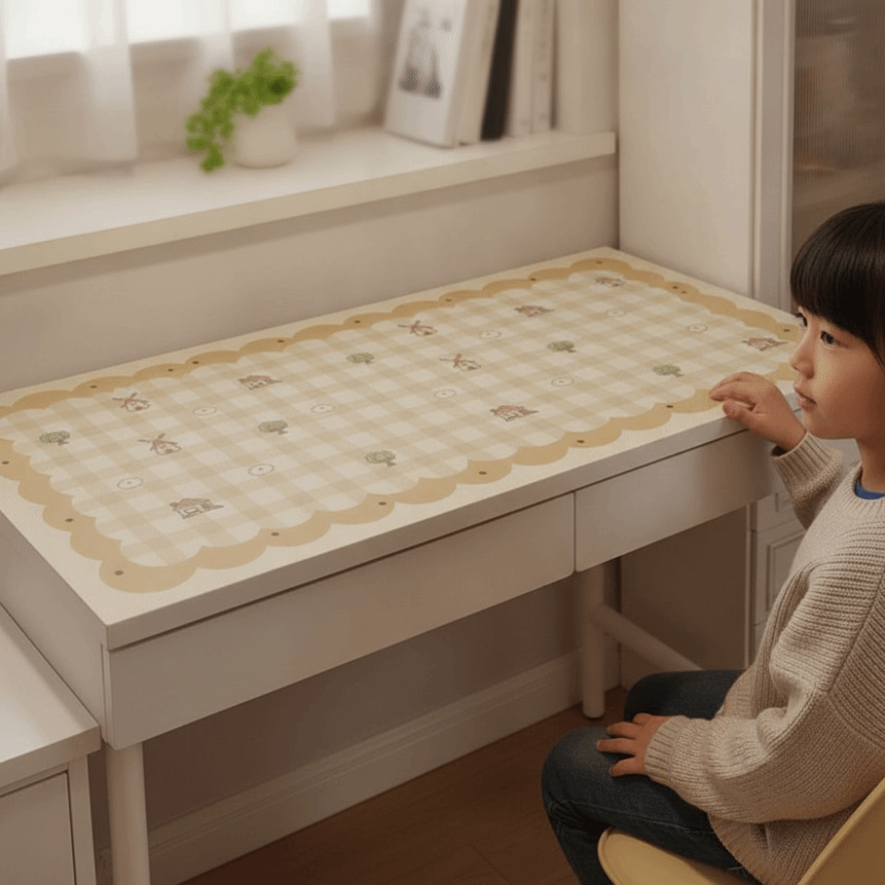 Alas Meja Kartun Anti Air untu - Leather Desk Pad ulasan dan harga