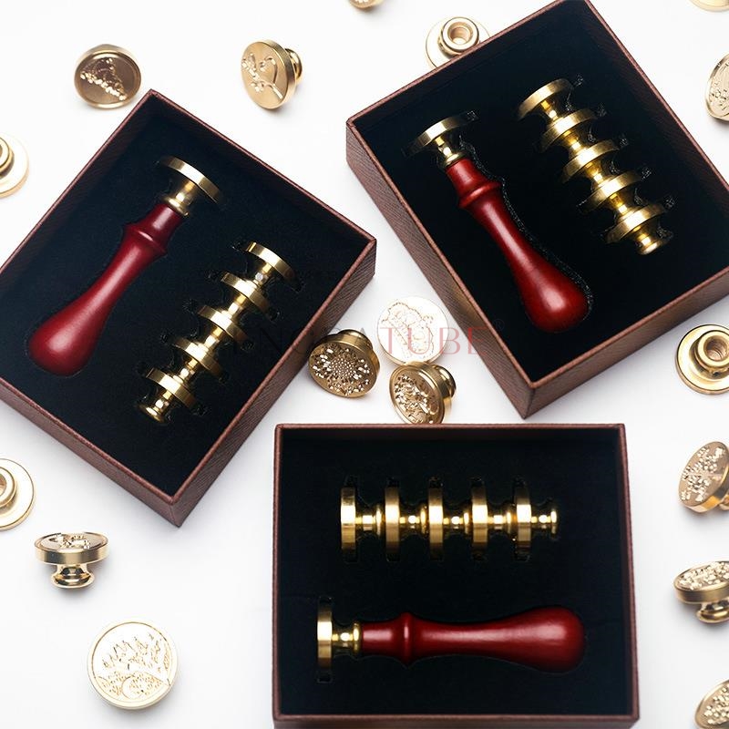6 Kepala Stempel Segel Lilin T - Wax Seal Stamp Set ulasan dan harga