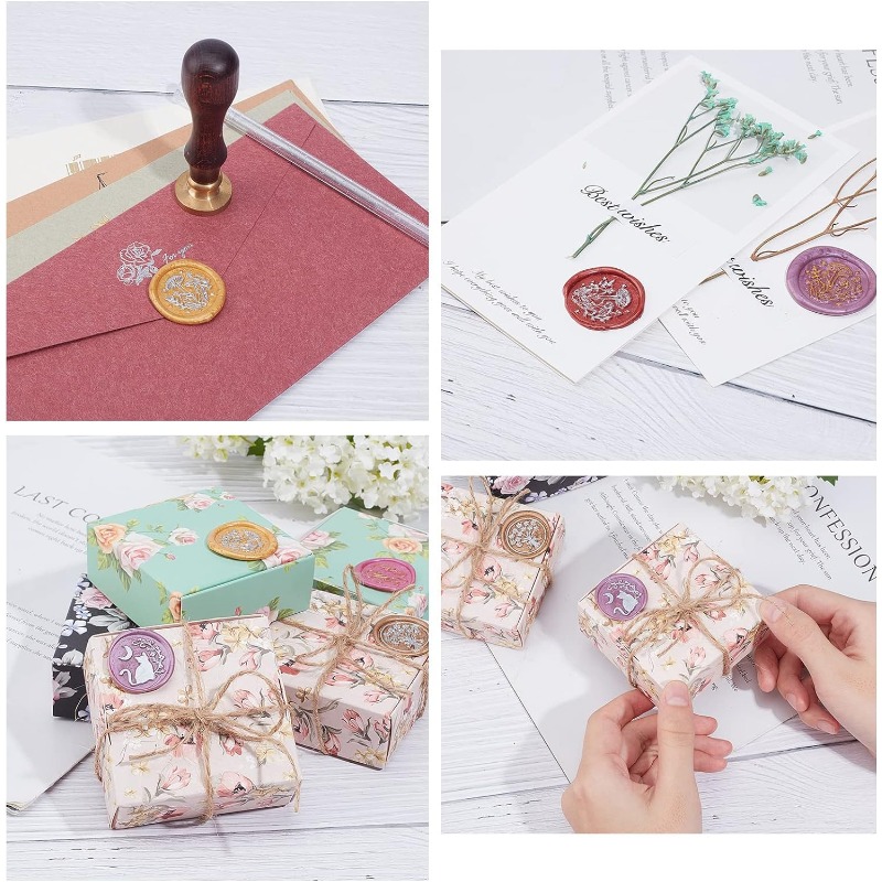 1 Set stempel segel lilin ista - Wax Seal Stamp Set ulasan dan harga