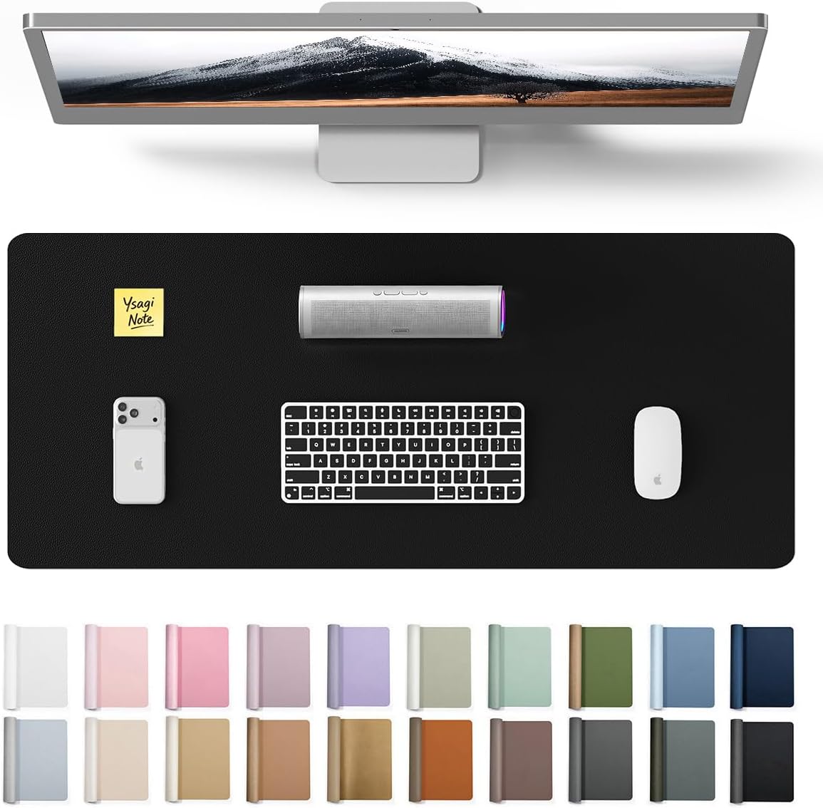 Alas Meja Kulit Besar 23.6x13. - Leather Desk Pad ulasan dan harga