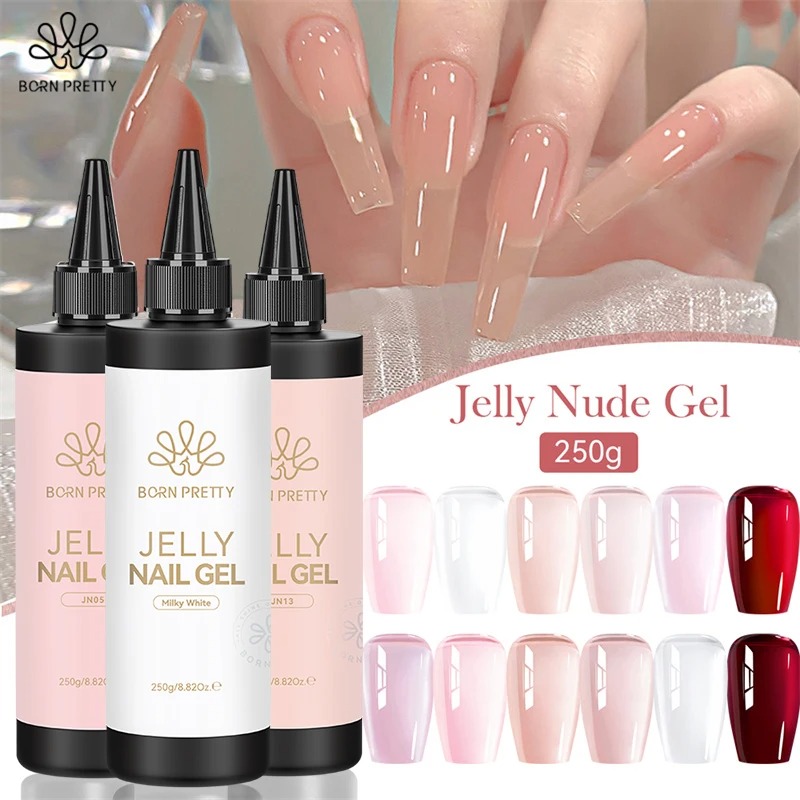 BORN PRETTY 250g Jelly Putih S - Gel Refill Pack ulasan dan harga